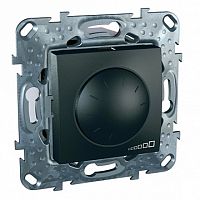 Светорегулятор поворотный UNICA TOP, 600 Вт, графит | код. MGU5.512.12ZD | Schneider Electric